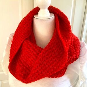 Gap Red Knit Infinity Scarf ❤️❤️❤️